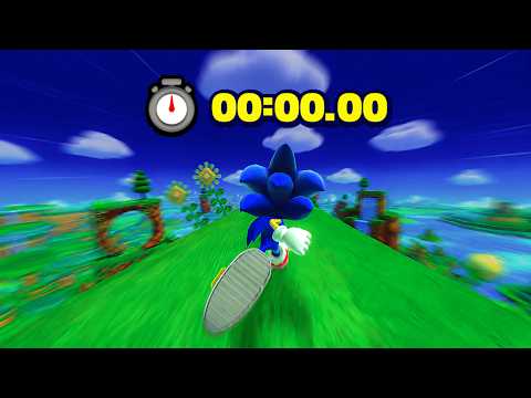 this Sonic stage is SO FUN to speedrun