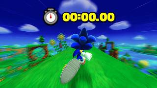this Sonic stage is SO FUN to speedrun