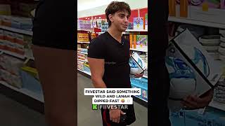 FIIVESTAR SAID SOMETHING WILD AND LANAH DIPPED FAST 😂💨