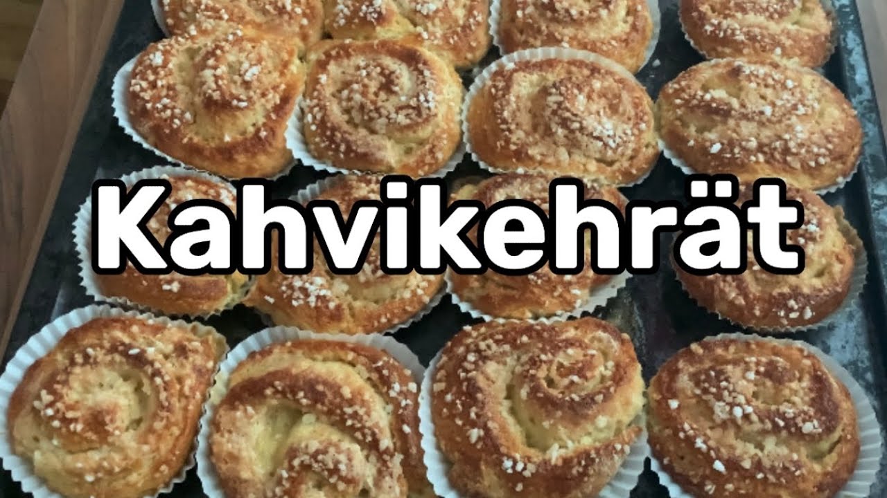 Готовим традиционную финскую выпечку. Kahvikehrät. Жизнь в Финляндии.