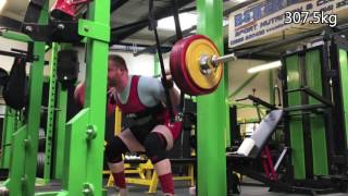 307.5kg/678lbs x 2 REPS SQUAT PB!!!