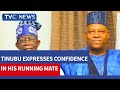 (WATCH) Bola Tinubu Expresses Confidence In Kashim Shettima