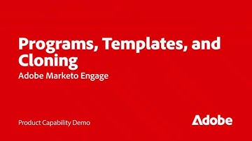 Increase Marketing Productivity with Templates and Cloning in Marketo Engage | Adobe for Business