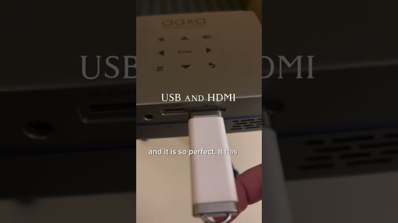 Unboxing AAXA SLC450 Mini Shorth Throw Projector 1080P True Native by daneryta