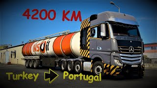 Longest Delivery (Turkey to Portugal) ETS2 | Euro Truck Simulator Gameplay screenshot 5