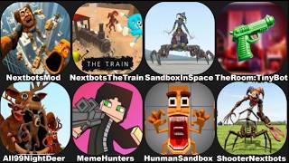 Poppy Playtime 5 in NextBots in Playground Mod 12.0.5,Sandbox in Space,Humman Sandbox,Nextbots Room