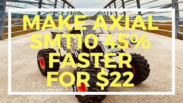 Axial SMT10 - How To Increase Speed 45% for $22