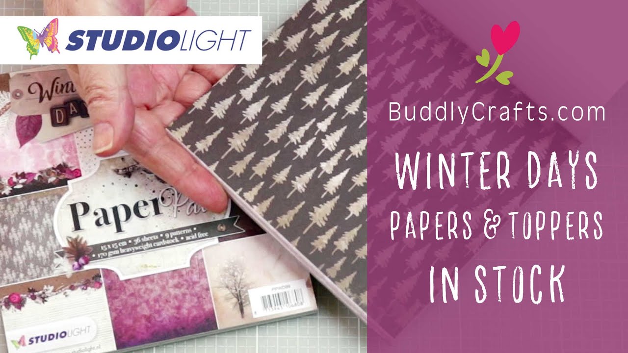 Studio Light Winter Days Card Toppers & Paper Pads