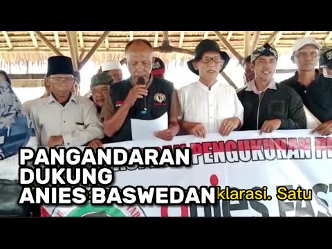 Warga Pangandaran Bertekad Menangkan Anies Baswedan