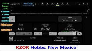 94.1 KZOR - Hobbs, New Mexico captada en Zapopan (oeste), México