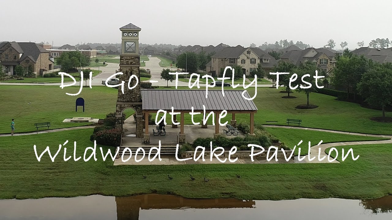 DJI Go - Tapfly Test at the Wildwood Lake Pavilion