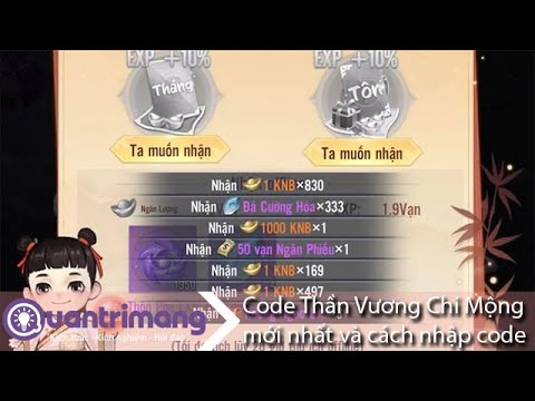 Hướng Dẫn Cách NHập Code và Code Mới