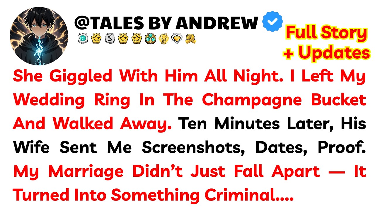 She Giggled With Him All Night. I Left My Wedding Ring In The Champagne Bucket And Walked Away. Ten