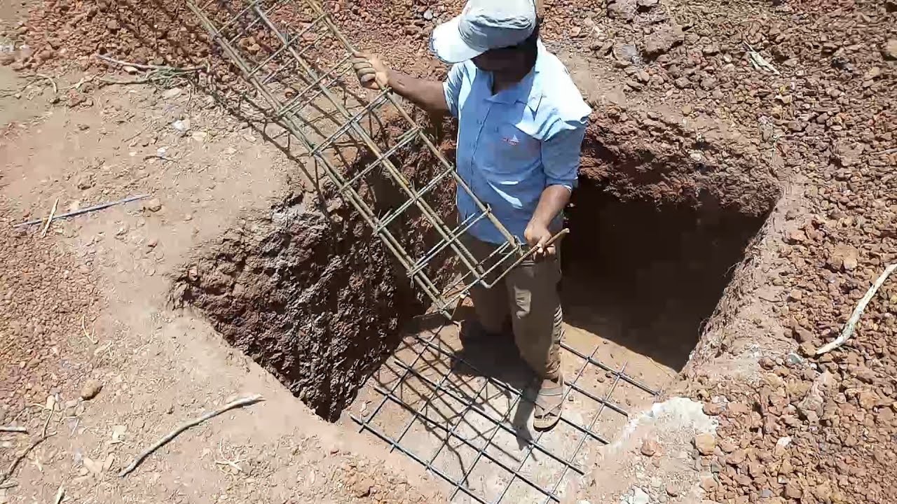 Placing Of Column Frame On Pcc Bed By Civil Construction YouTube placing-of-column-frame-on-pcc-bed-by-civil-construction-youtube