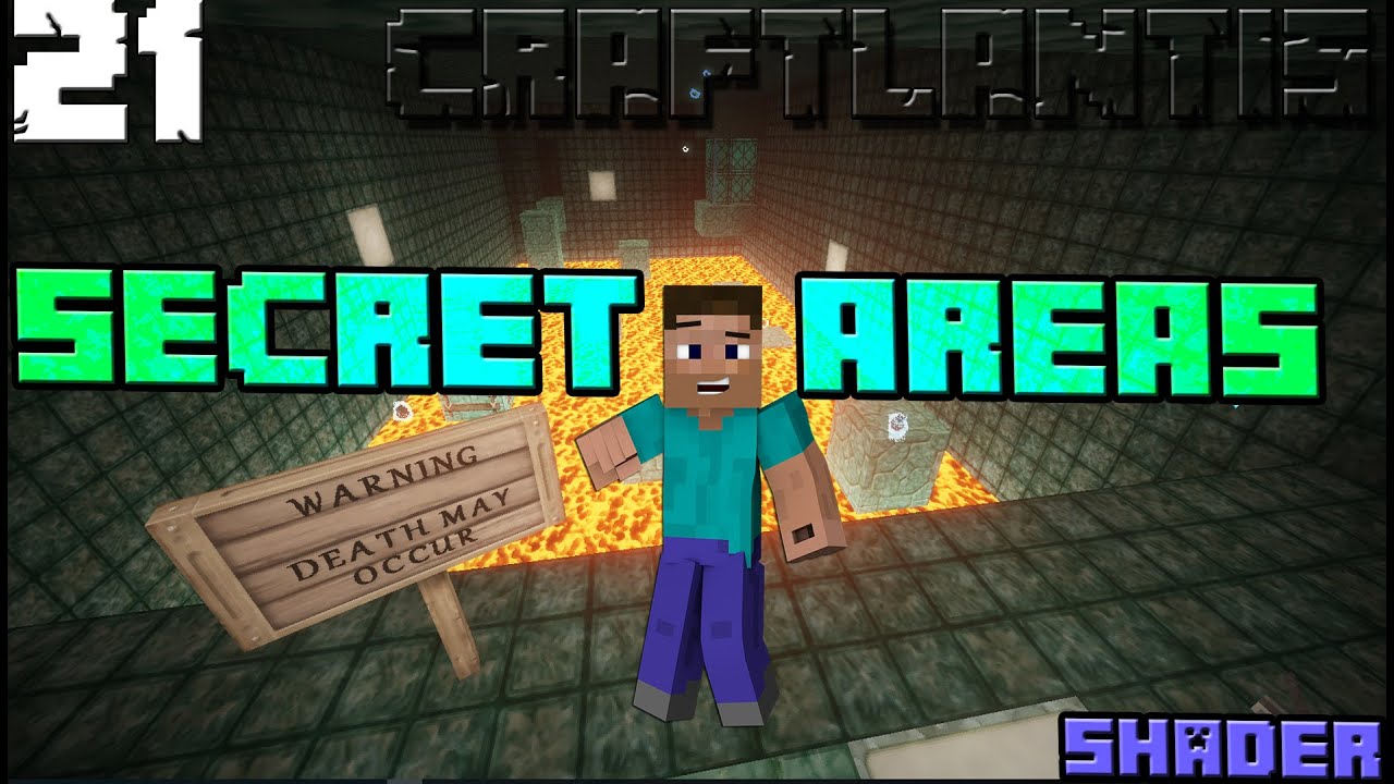 Secret Areas - Minecraft (Craftlantis ~ Ep.21)