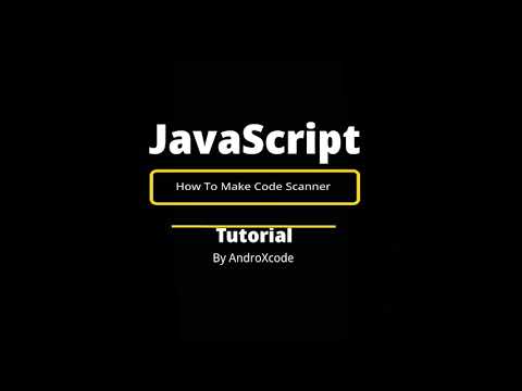 Cara membuat QR & Bar Code scanner di website menggunakan JAVASCRIPT [4 menit]