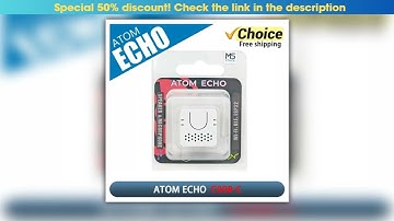 M5Stack ATOM Echo programmable Mini Smart Speaker ESP32 Voice Control Module with BLEWiFi for IoT