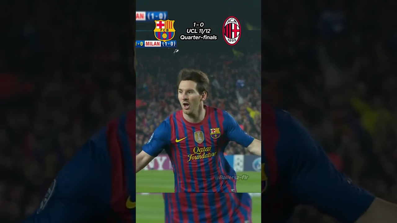 Barcelona vs Milan UCL 11/12