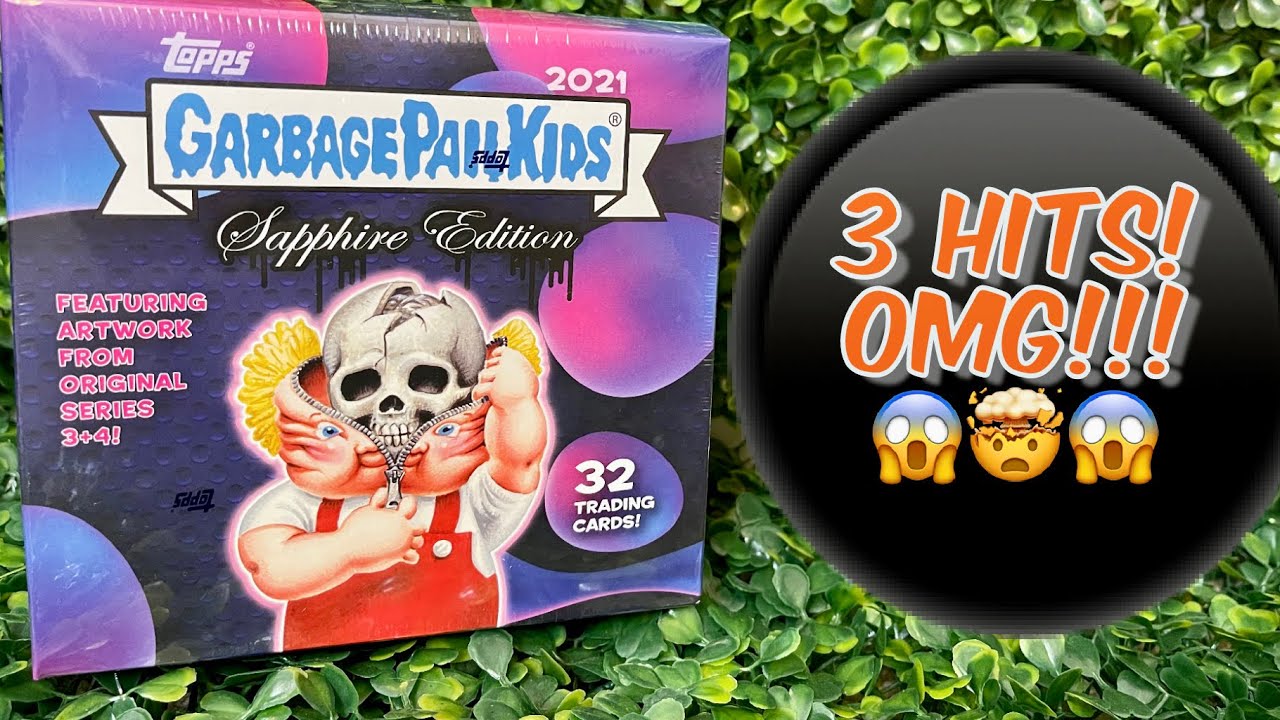 2021 Topps Garbage Pail Kids Sapphire Edition - 3 Hits!! 😱🔥 Against The Odds! 💪🏻