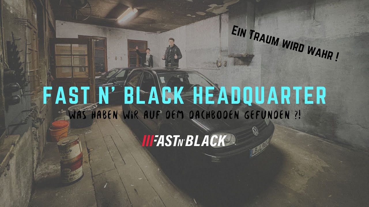 Fast n' Black Headquarter | Schrauberhalle Roomtour | Was finden wir spannendes auf dem Dachboden ?!