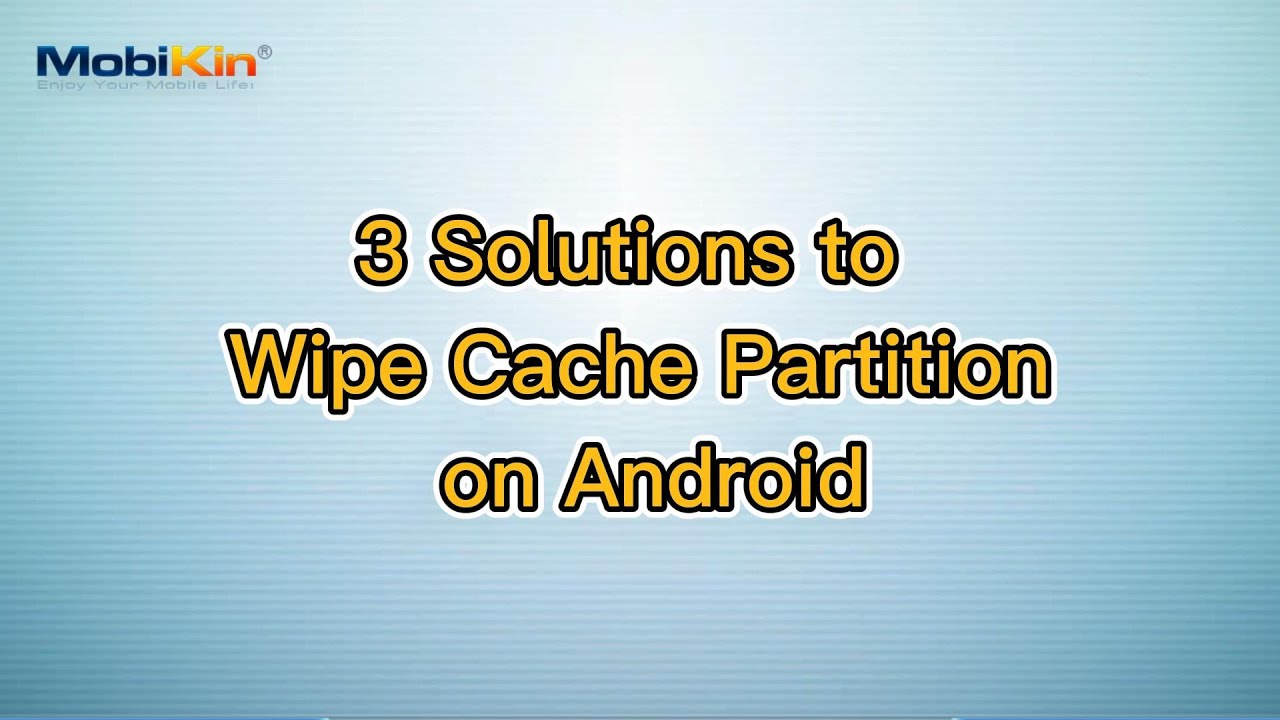 3 Solutions to Wipe Cache Partition on Android - YouTube