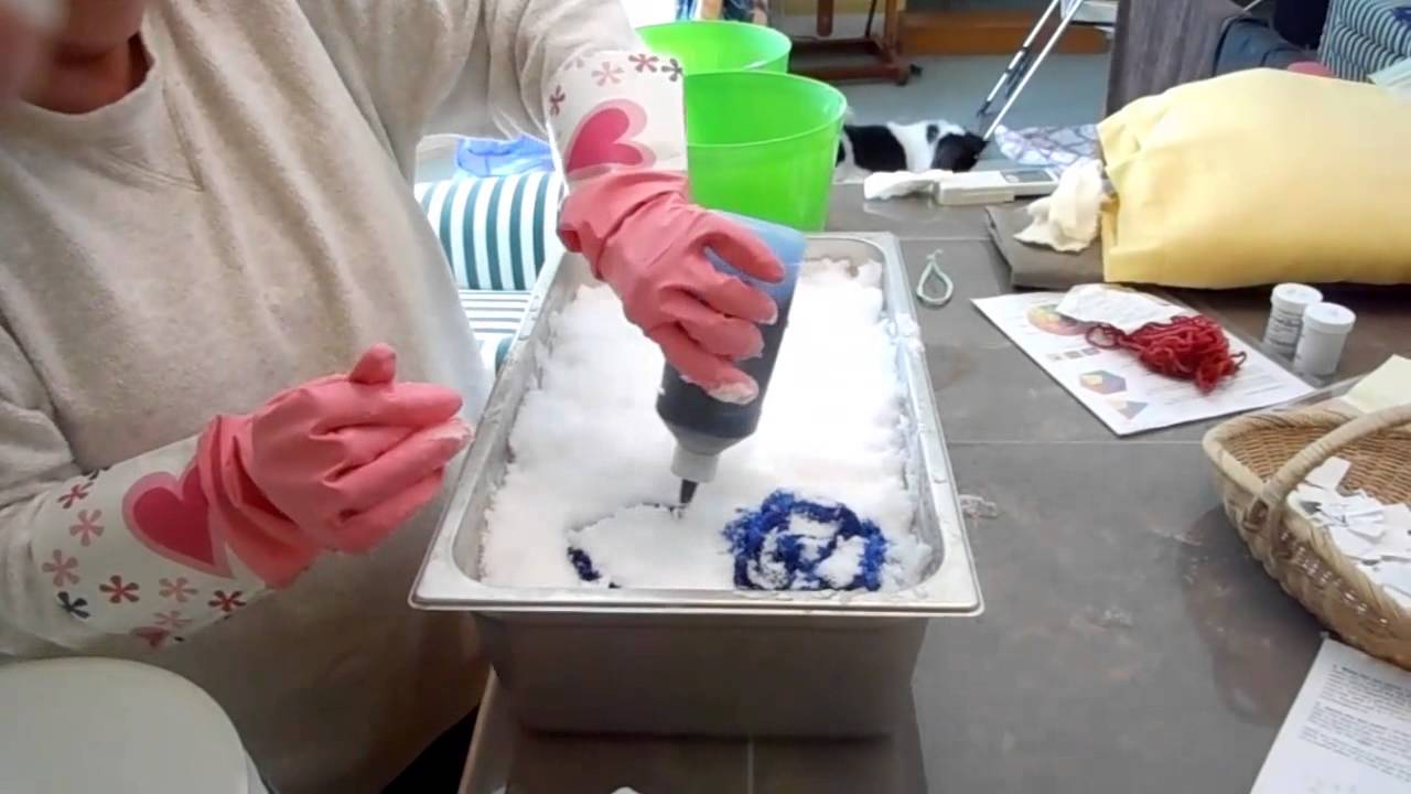 snow dye part 1 YouTube