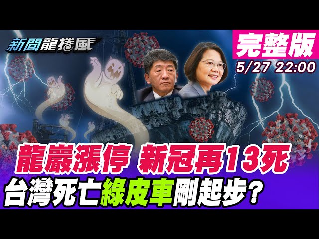 【新聞龍捲風】升四級警戒「蔡政府垮台」？ 沒病床.沒疫苗「還要幾條命陪葬」？ @新聞龍捲風  20210527 完整版