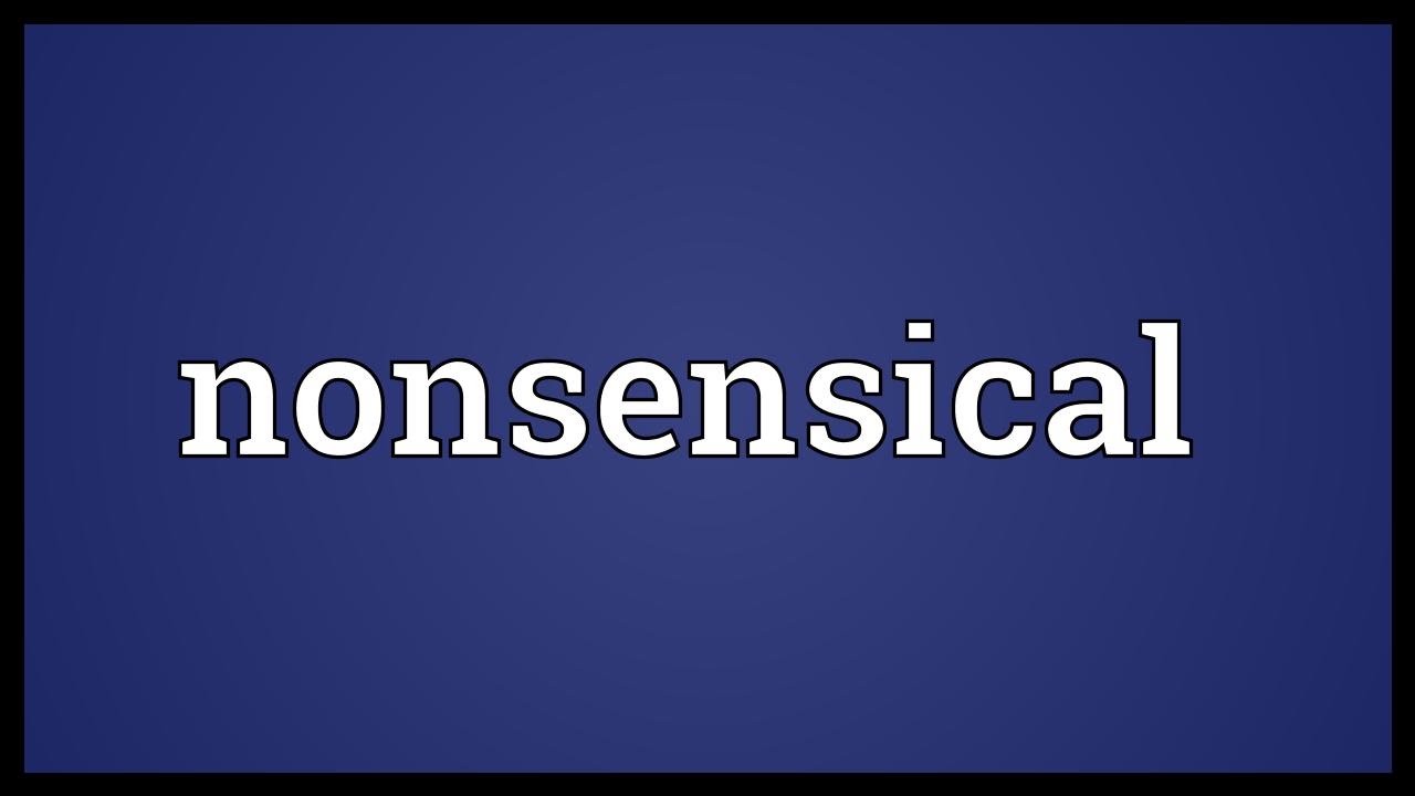 Nonsensical Meaning YouTube