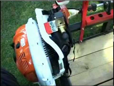 TrimmerTrap's ST-2.mpg (Blower Rack for Stihl BR-500 and BR-600 Series ...