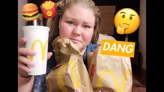 McDonalds MUKBANG!!! (1st time trying McRib + video chatting with followers!)