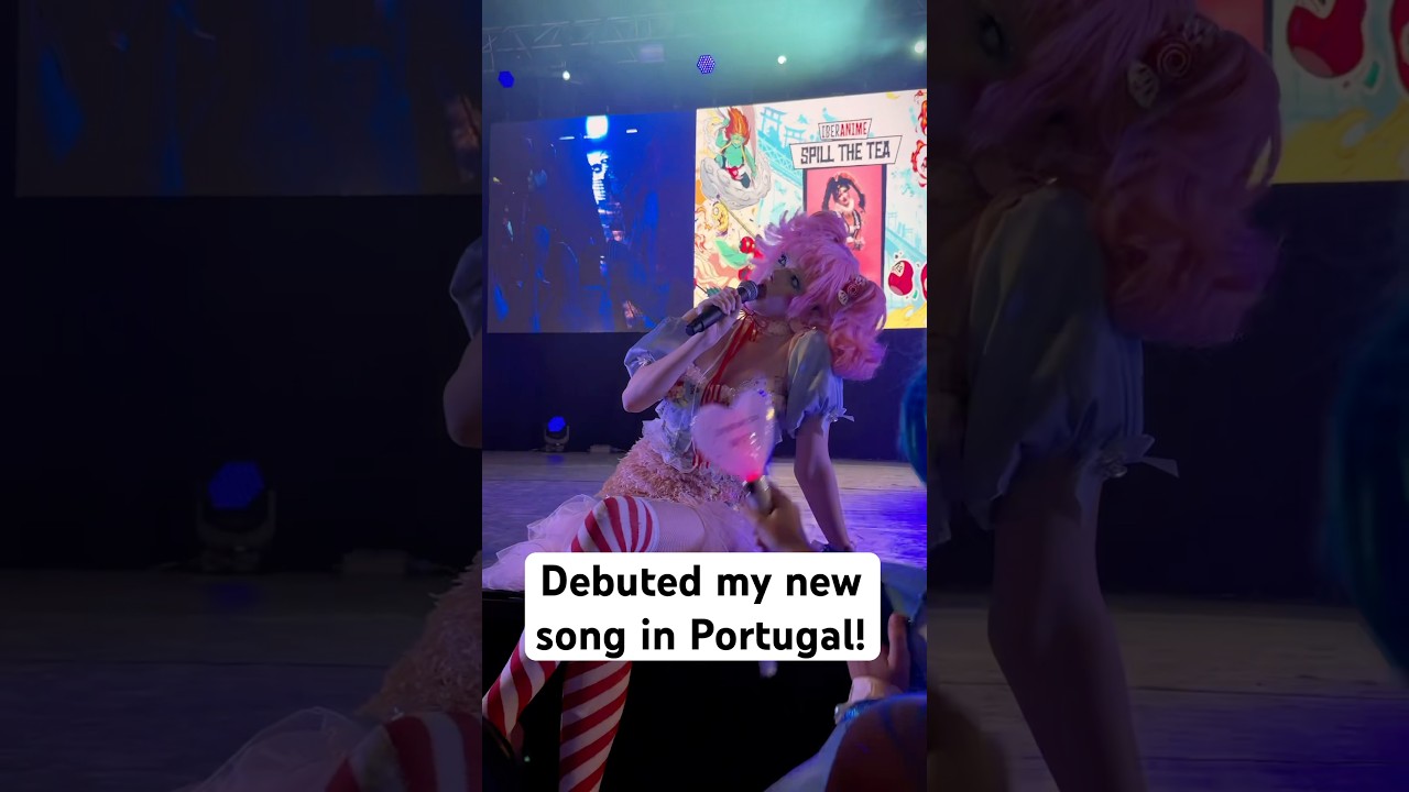A Cosplayer Singing?! Thankyou SO much Portugal!! 💗#cosplay #cosplayer #comiccon