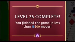 Level 76 "DAY IN THE MUSEUM" Tripledot Solitaire Journey