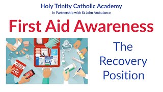 THE RECOVERY POSITION - FIRST AID - STEP BY STEP GUIDE WITH ST JOHN AMBULANCE