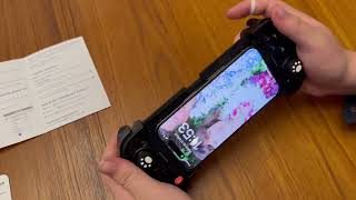 ShanWan Mobile Game Controller for iphone with 4 Mapping Button Joystick