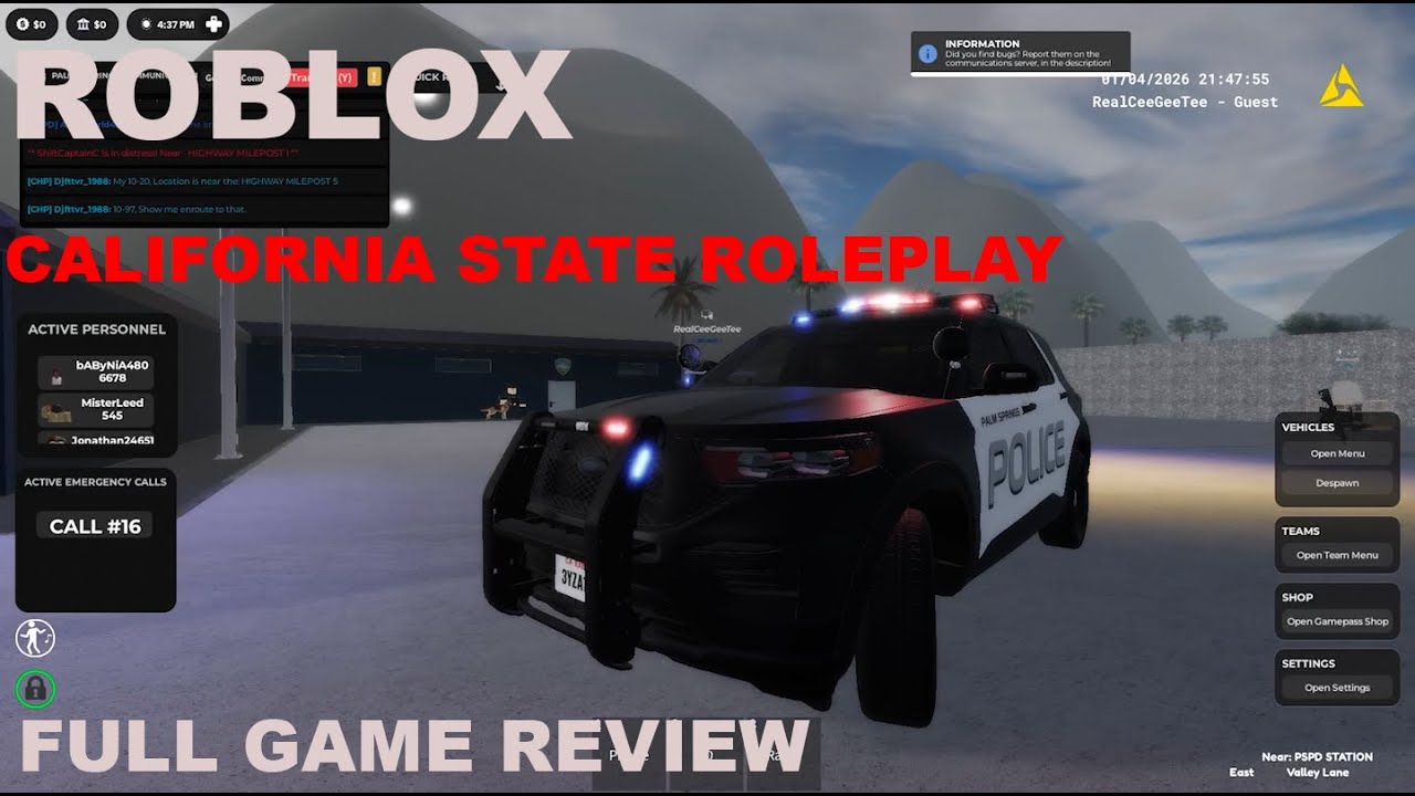 ROBLOX: Ролевая игра по мотивам штата Калифорния — самая реалистичная ролевая игра по мотивам штата?
