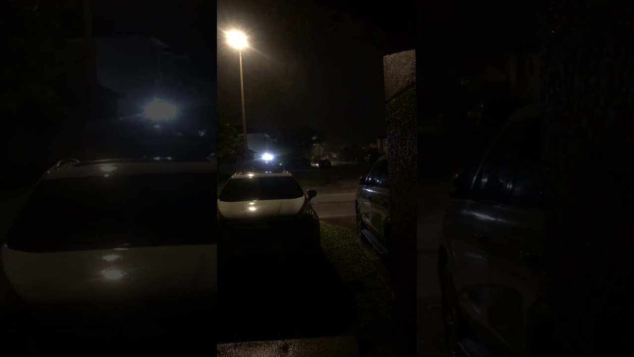 Hurricane Milton Winter Haven Florida 2am the eye gone now the wind is from the opposite direction