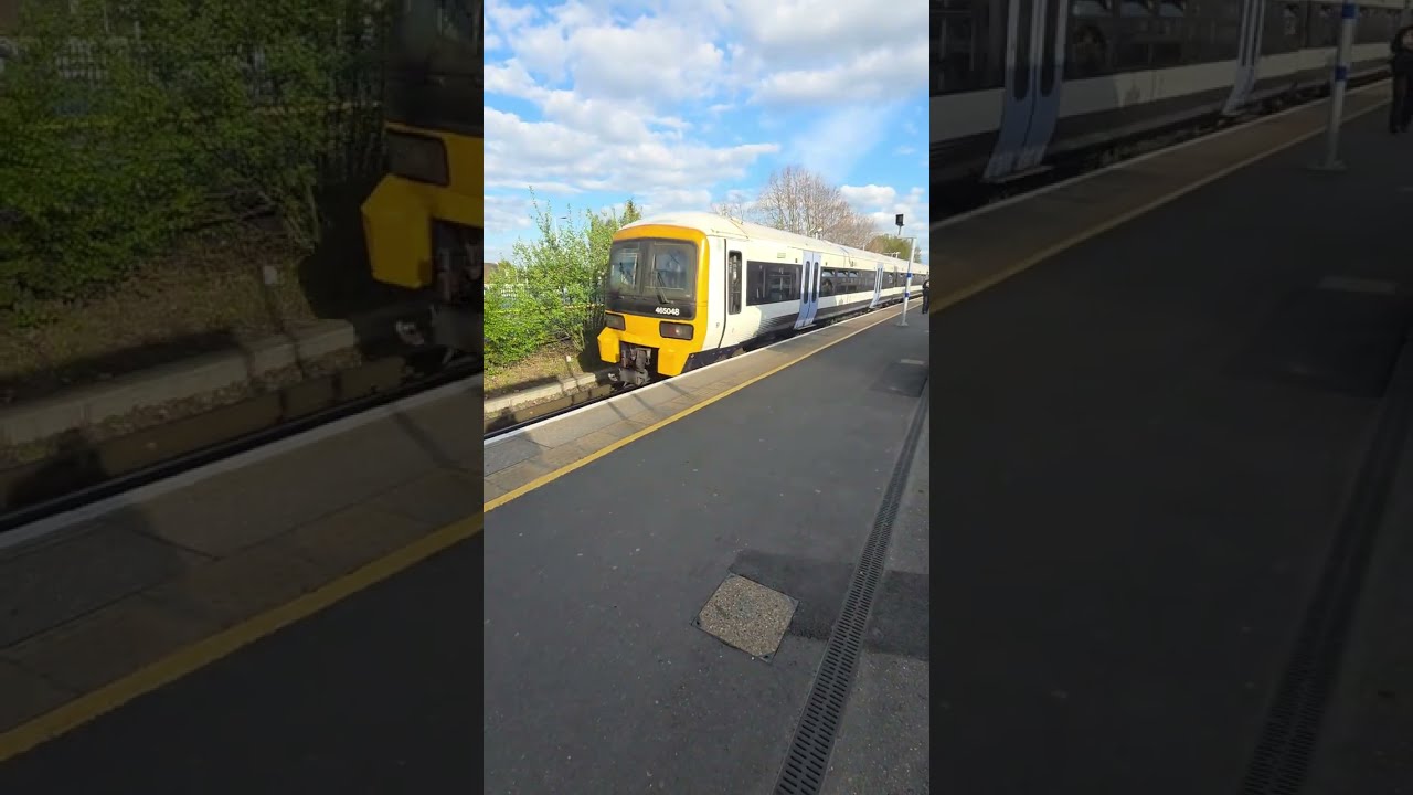 Petts wood station & line footbridge uk very first time april19th2026 & please give a SUBSCRIBE Thx.