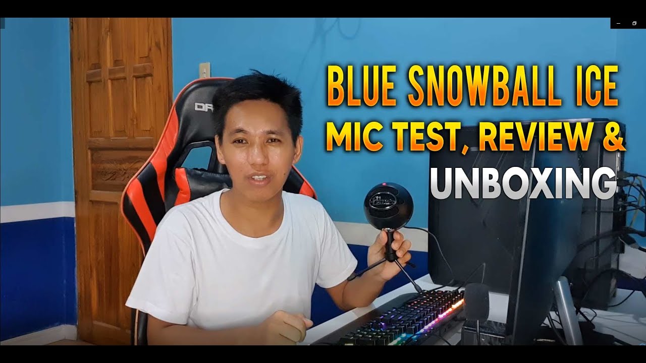 Blue Snowball Ice Microphone Review and Mic Test Philippines YouTube