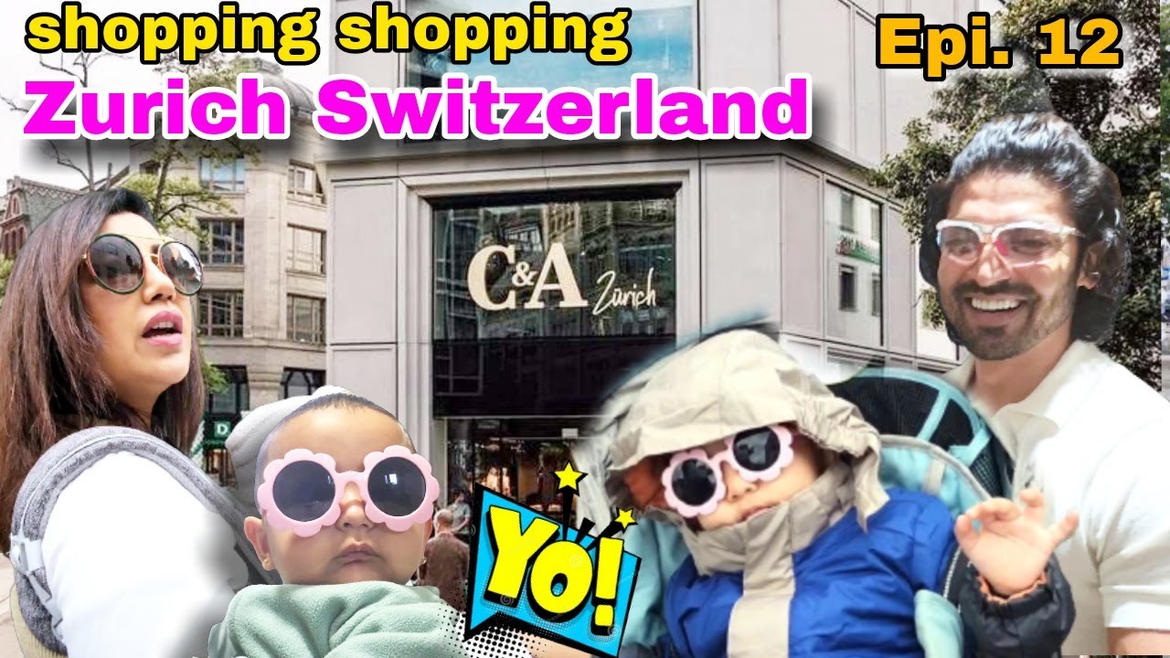 Shopping day in Zurich | HINDI | WITH ENGLISH SUBTITLES | Debina Decodes |
