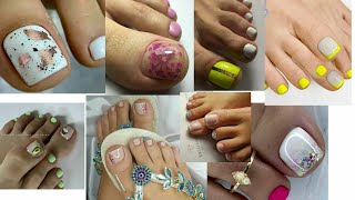 جديد موديلات #الاظافر #القدمين ألوان ورسمات صيفية #2022.#nail  #pedicure