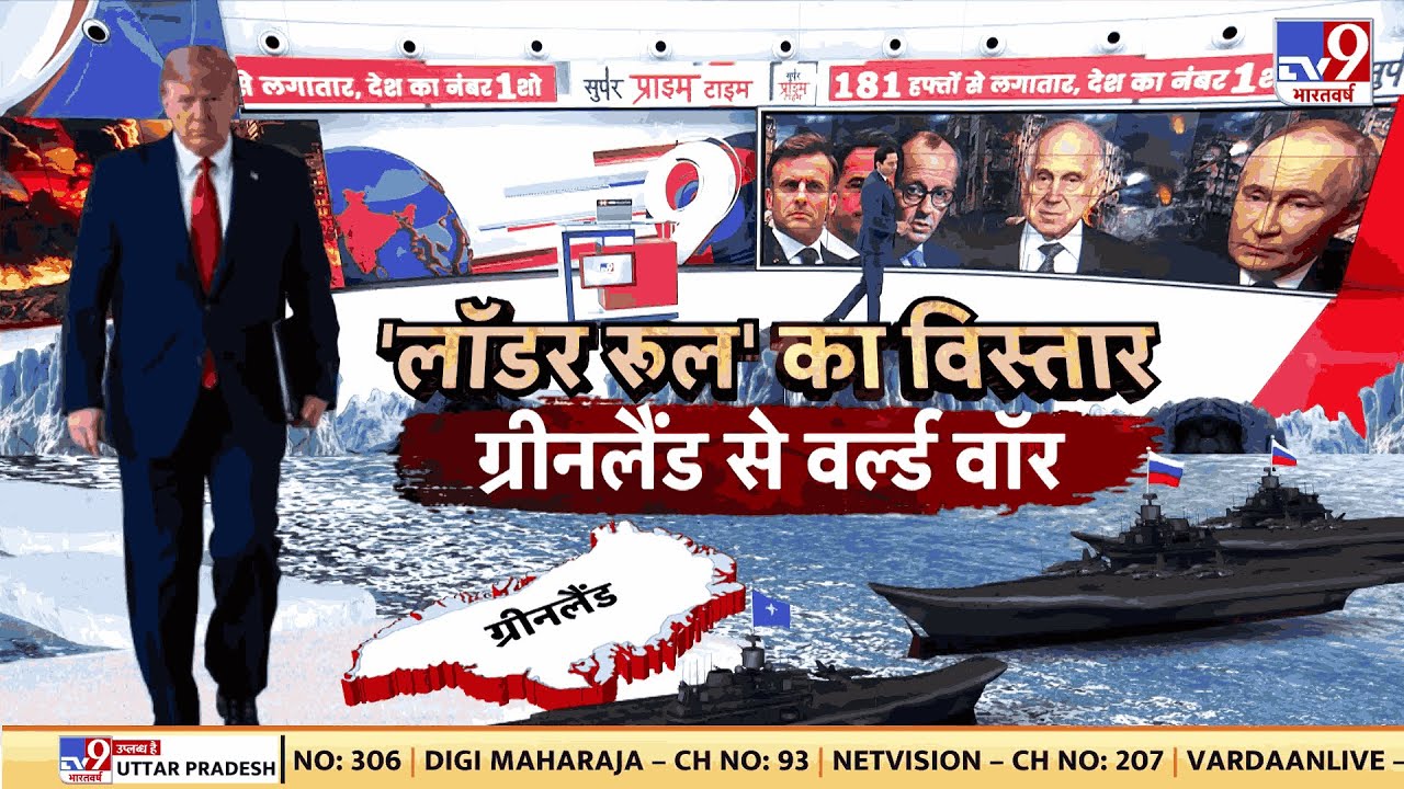 US Attack on Greenland: लॉडर रूल का विस्तार ग्रीनलैंड से वर्ल्ड वॉर!-TV9 | Breaking News