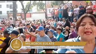 Play video: Dip. Milagros Eulate acompañó protesta de maestros (09.01.22)