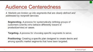 Target Audience Centered Nonprofits