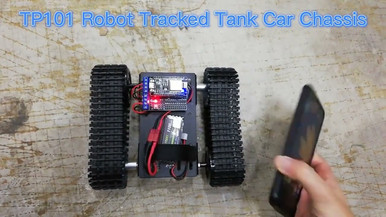 Smart Robot Tracked Tank Car Chassis