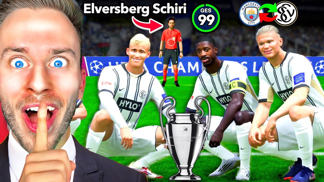 Ich habe ELVERSBERG zum CHAMPIONS LEAGUE SIEG geschummelt! 🤫🏆
