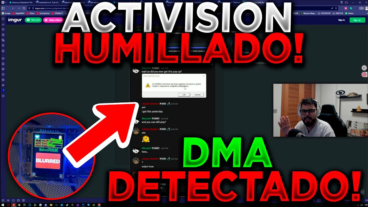 DMA DETECTADO otra HUMILLADA a ACTIVISION y RICOCHET!!