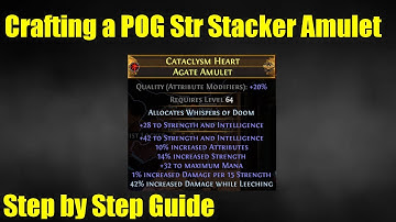 [POE 3.16]CRAFTING A HUGE STR STACKER AMULET
