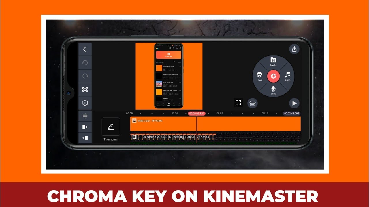 How to Use CHROMA KEY on Kinemaster in 2024 || Android and IOS