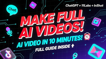 How I Made a Full AI Video Using ChatGPT, ElevenLabs, QueenChat & InShot | Complete Tutorial