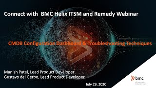 CMDB Configuration Dashboard and Troubleshooting Techniques Webinar